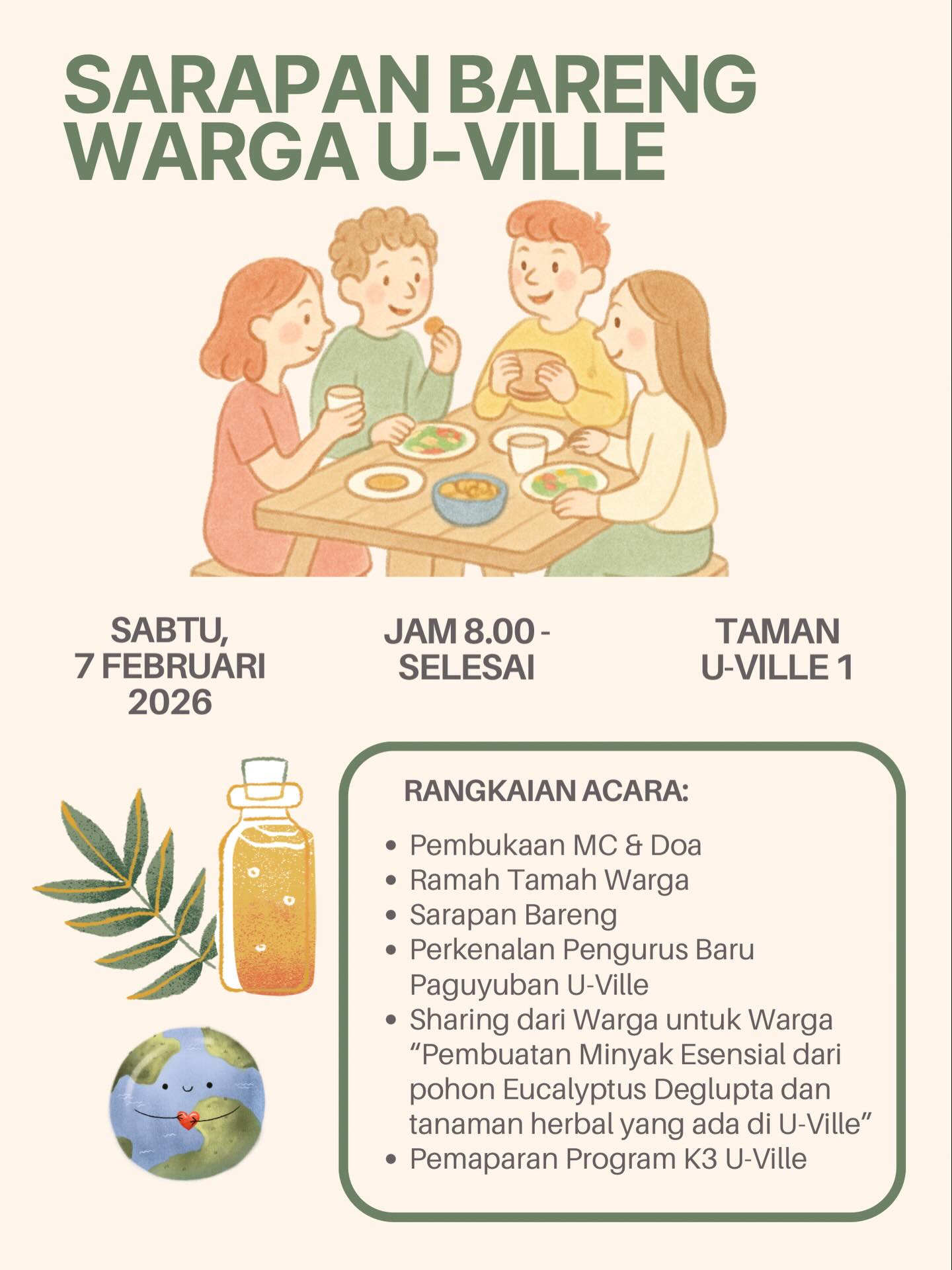 Sarapan Bareng Warga U-Ville